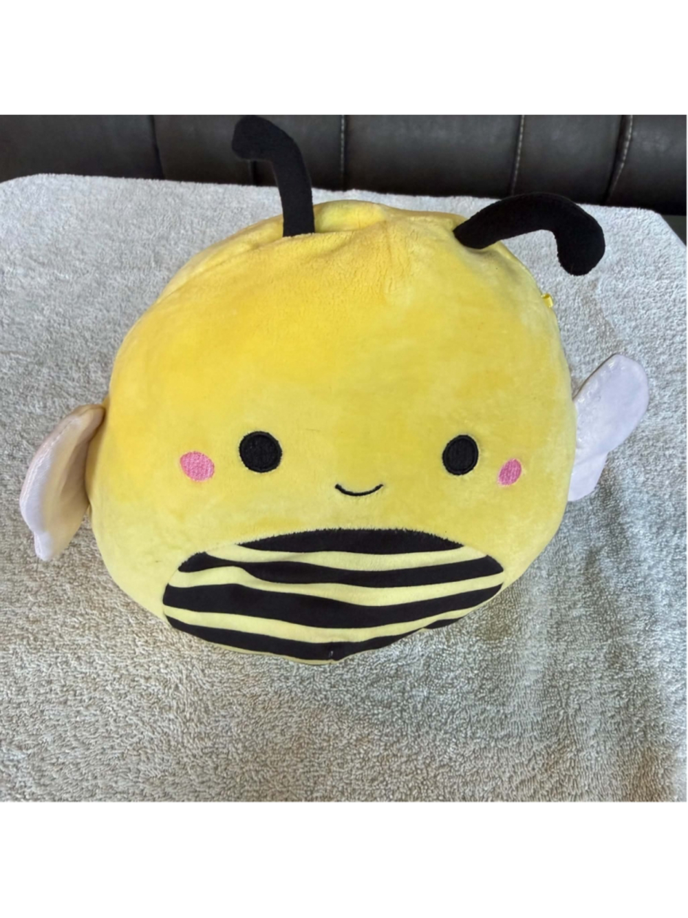 Original Squishmallows Kids Stuffed Animal Bee Plush Toy Yellow Black